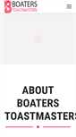 Mobile Screenshot of boaterstoastmasters.org.nz